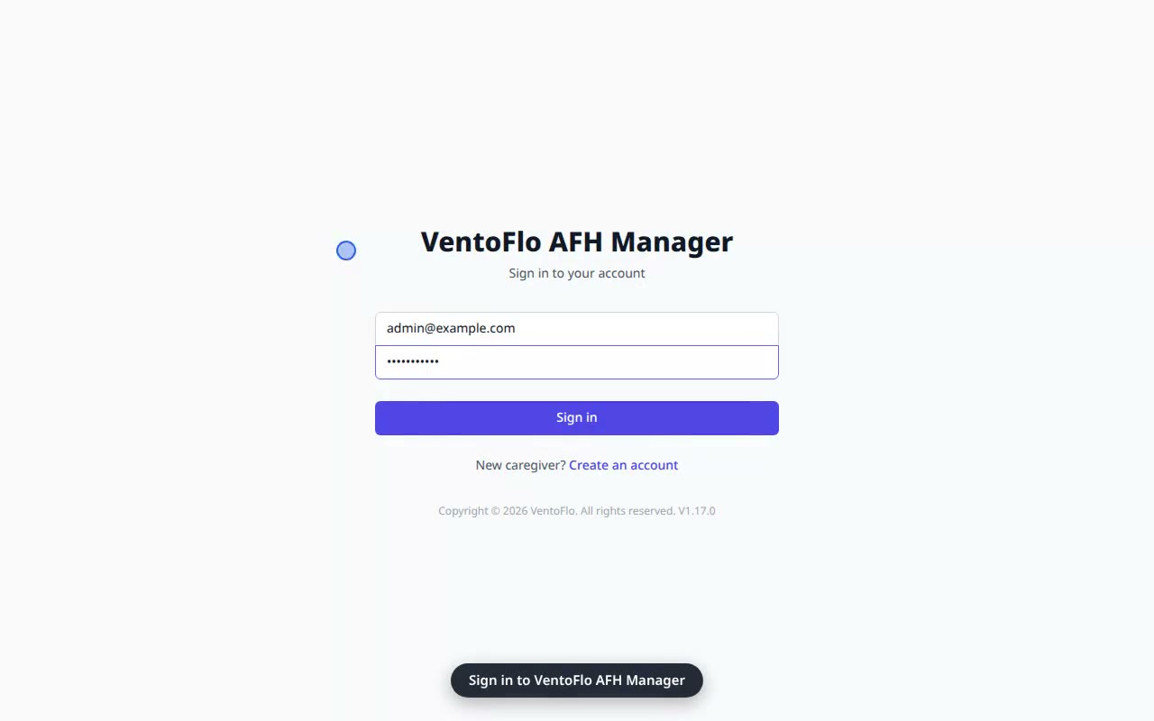Generate a Behavior Support Plan — VentoFlo walkthrough